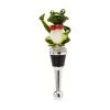 Ls Arts Inc LS Arts BS-509 Bottle Stopper - Frog Red Tie