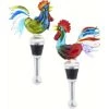 Ls Arts Inc LS Arts BS-447 Bottle Stopper - Classic Roosters