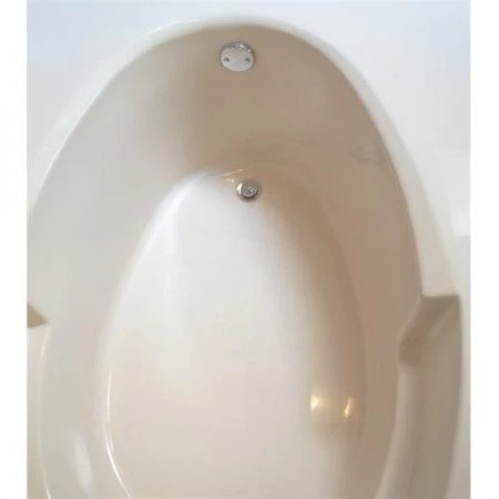 Handi Products Bmd1640C01 16 x 40 in. Bath Mat with Drain; Clear