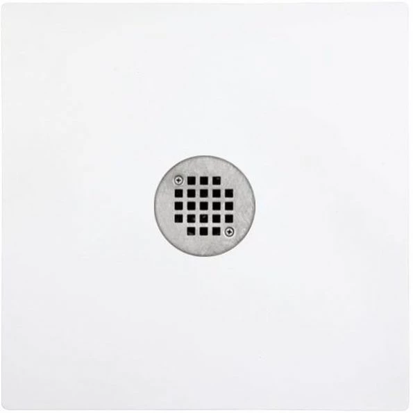 Handi Products SMD2424W01 24 x 24 in. Shower Mat with Drain; White