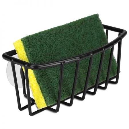Doba-Bnt Kitchen Sink Suction Holder for Sponges - Black