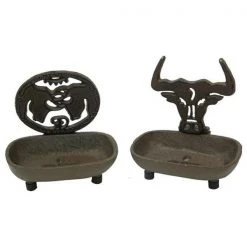 IWGAC 0184J-0316 Rust Western Soap Dish – Set of 2