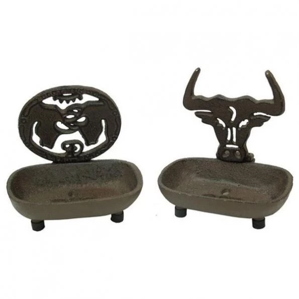 IWGAC 0184J-0316 Rust Western Soap Dish – Set of 2