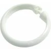 Zenith Products SSR01WW White Shower Curtain Rings; 12 Count