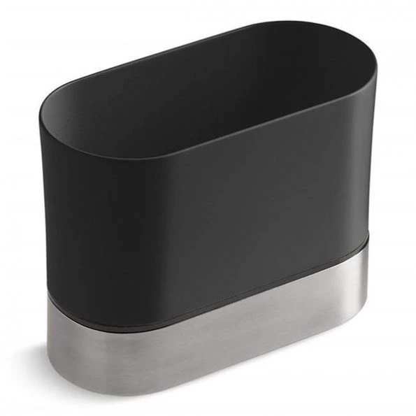 Kohler 6378-CHR 5.37 x 2.75 x 4.25 in. Charcoal & Stainless Steel Kitchen Brush Caddy 1 Kohler 6378-CHR 5.37 x 2.75 x 4.25 in. Charcoal & Stainless Steel Kitchen Brush Caddy