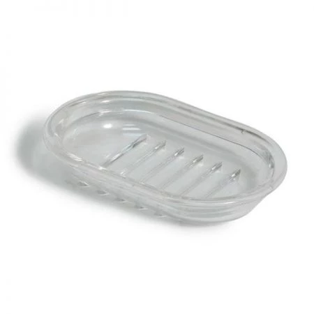 Spectrum Diversified Designs Llc Spectrum Diversified 57550 0.5 lbs Plastic Oval Soap Dish; Black