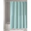 Interdesign 14635 72 x 72 in. Mint Polyester Shower Curtain Liner