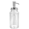 Interdesign 25120 15 oz Glass & Brushed Westport Soap Pump