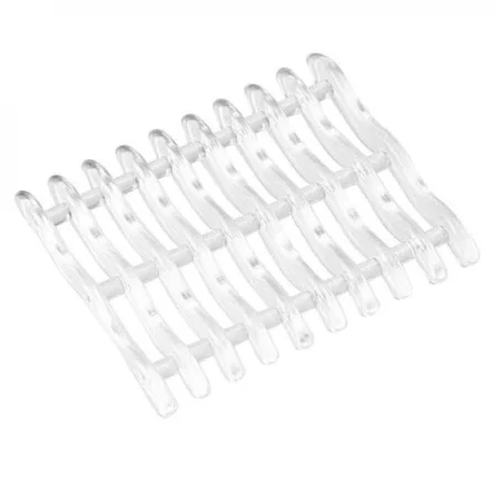Gsi Homestyles 3.25 x 3.75 in. Clear Plastic Wave Soap Saver Dish