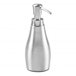 InterDesign 39350 8 oz Brushed Aluminum Soap Dispenser