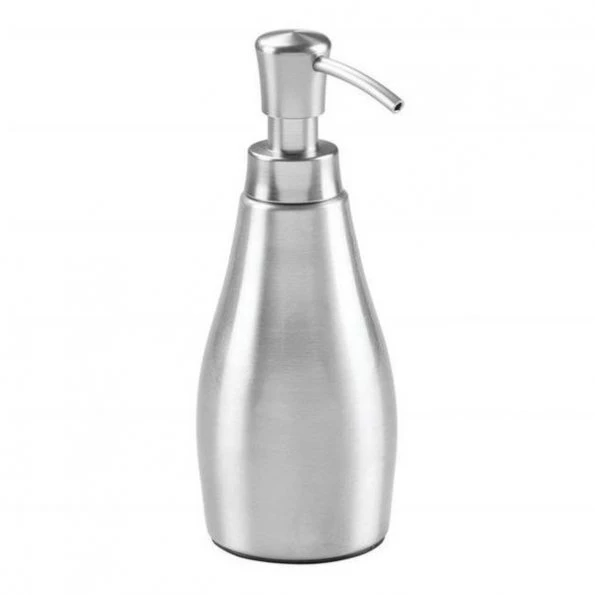 InterDesign 39350 8 oz Brushed Aluminum Soap Dispenser