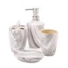 Accent Plus 10018749 Marble Printed Bath Accessory Set