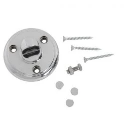 Bath Bliss 26759-ALUM Wall Mountable Curved Adjustable Shower Rod; Aluminum