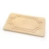 Stephan Roberts Home BFDM-24C725-12 17 x 24 in. Luxurious Memory Foam Bath Mat with Water Shield Technology - Biscotti Beige