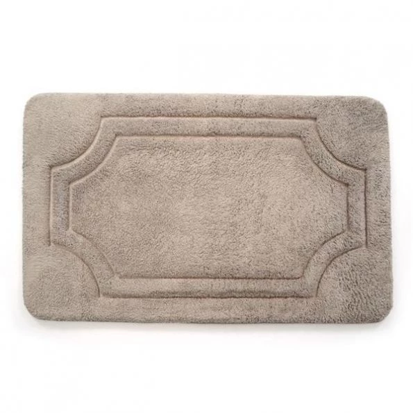 Stephan Roberts Home BFDM-34C749-12 21 x 34 in. Luxurious Memory Foam Bath Mat with Water Shield Technology – Atmosphere Taupe