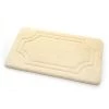 Stephan Roberts Home BFDM-24C763-12 17 x 24 in. Luxurious Memory Foam Bath Mat with Water Shield Technology - Antique White
