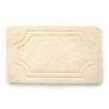 Stephan Roberts Home BFDM-34C763-12 21 x 34 in. Luxurious Memory Foam Bath Mat with Water Shield Technology - Antique White