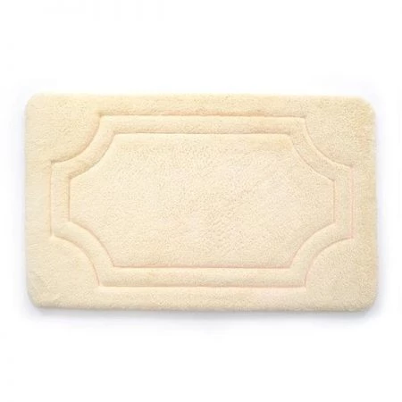 Stephan Roberts Home BFDM-34C763-12 21 x 34 in. Luxurious Memory Foam Bath Mat with Water Shield Technology - Antique White