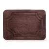 Stephan Roberts Home BFDM-34C787-12 21 x 34 in. Luxurious Memory Foam Bath Mat with Water Shield Technology - French Roast