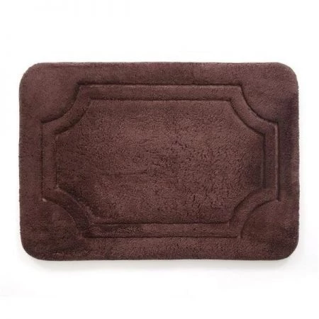 Stephan Roberts Home BFDM-34C787-12 21 x 34 in. Luxurious Memory Foam Bath Mat with Water Shield Technology - French Roast