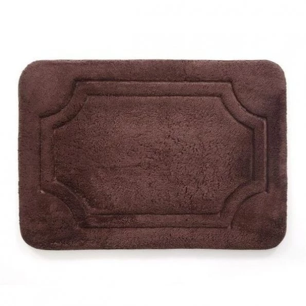 Stephan Roberts Home BFDM-34C787-12 21 x 34 in. Luxurious Memory Foam Bath Mat with Water Shield Technology – French Roast