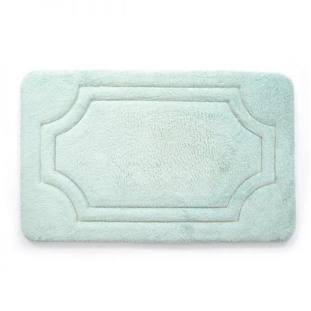 Stephan Roberts Home BFDM-34C817-12 21 x 34 in. Luxurious Memory Foam Bath Mat with Water Shield Technology - Misty Blue