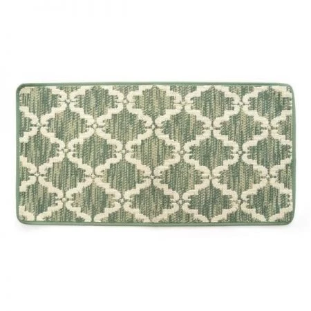 Stephan Roberts Home 39N-KPL229-12 20 x 39 in. Ultra Plush Pacific Knitted Loop Pile Polyester Bath Mat - Green