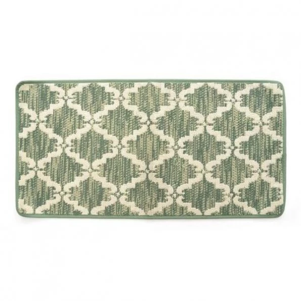 Stephan Roberts Home 39N-KPL229-12 20 x 39 in. Ultra Plush Pacific Knitted Loop Pile Polyester Bath Mat - Green 1 Stephan Roberts Home 39N-KPL229-12 20 x 39 in. Ultra Plush Pacific Knitted Loop Pile Polyester Bath Mat – Green