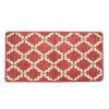 Stephan Roberts Home 39N-KPL232-12 20 x 39 in. Ultra Plush Pacific Knitted Loop Pile Polyester Bath Mat - Red