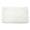 Betterbeds 21 x 4 in. Ultra Plush Polyester Shaggy Bath Mat - White