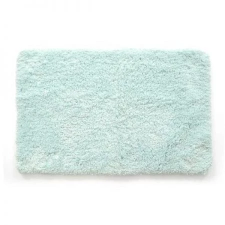 Betterbeds 21 x 34 in. Ultra Plush Polyester Shaggy Bath Mat - Aqua