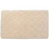 Betterbeds 21 x 34 in. Embroidered Memory Foam Bath Mat - Tapioca