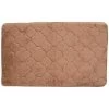 Betterbeds 21 x 34 in. Embroidered Memory Foam Bath Mat - Wood Smoke