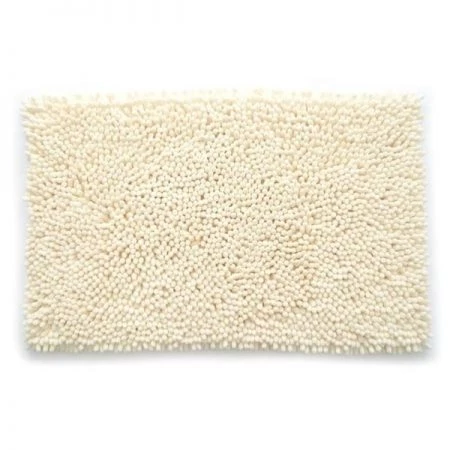 Betterbeds 21 x 34 in. Ultra Plush Jumbo Chenille Bath Mat - Cream