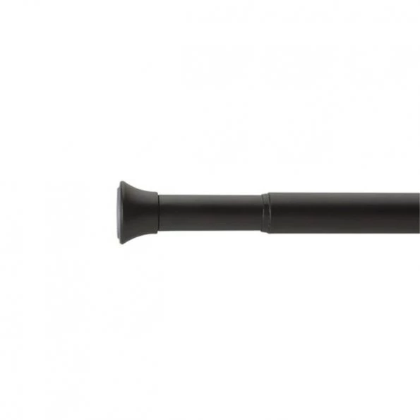 Umbra 244923-038-REM 0.87 in. Chroma Tension Rod 36-54 in. – Matte Black