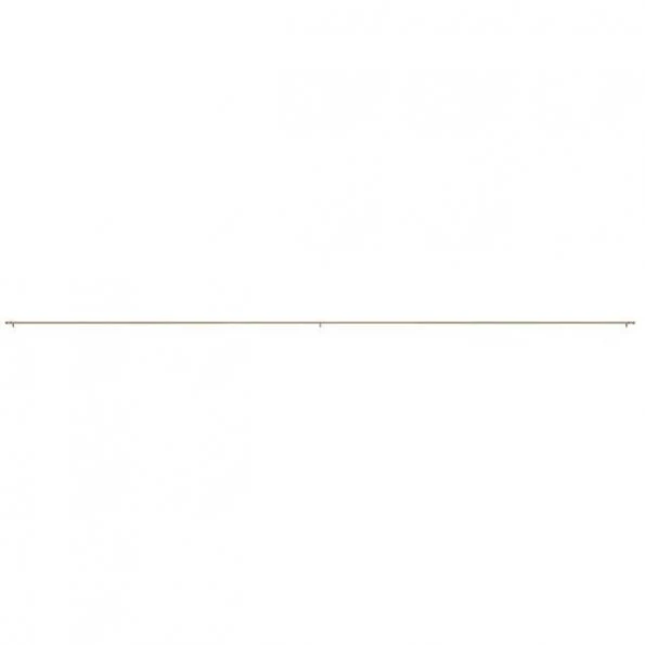 Umbra 245976-104 1 in. Cappa Rod Extends 66 to 120 in. – Brass