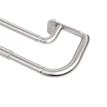 Umbra 1005892-782 0.75 in. Twilight Double Curtain Rod Set 48-88 in. - Matte Nickel