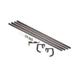 Umbra 1005892-797-REM 0.75 in. Twilight Double Curtain Rod Set 48 to 88 in. – Auburn Bronze