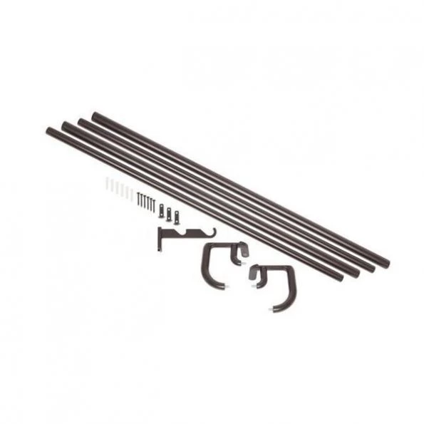 Umbra 1005892-797-REM 0.75 in. Twilight Double Curtain Rod Set 48 to 88 in. – Auburn Bronze