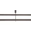 Umbra 1005893-797-REM 0.75 in. Twilight Double Curtain Rod Set 88 to 144 in. - Auburn Bronze