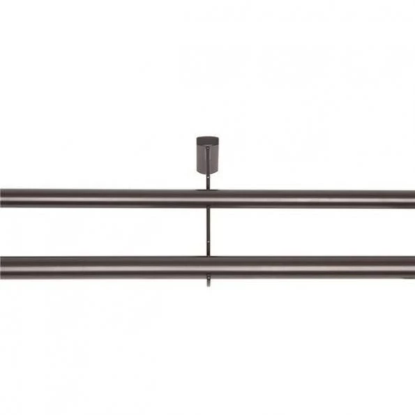 Umbra 1005893-797-REM 0.75 in. Twilight Double Curtain Rod Set 88 to 144 in. – Auburn Bronze