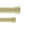 Umbra 1014402-104 120-180 in. Cappa 1 Double Rod; Brass