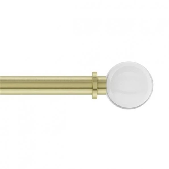 Umbra 1015129-104 72-144 in. Leona 1 Rod; Brass