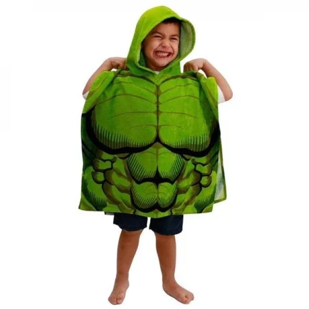 Incredible Hulk 808089 Marvel Incredible Hulk Youth Hooded Poncho Towel