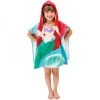 Little Mermaid 808094 Disney Princess Little Mermaid Ariel Youth Hooded Poncho Towel