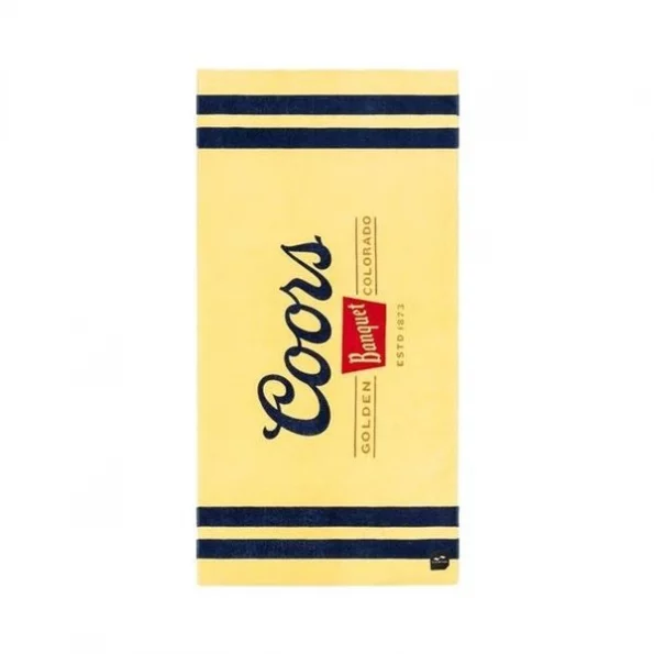 Coors 826785 Banquet Golden Colorado Estd 1873 Beach Towel