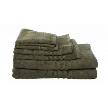 Comfortcreator 13 x 13 in. Bamboo Bath Towel; Olive Green