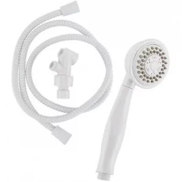 Plumb Pak 8313819 3.15 in. 3 FNC Hand Held Head Shower Kit; White