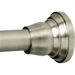 Zenith 3181294 72 in. Straight Shower Curtain Rod