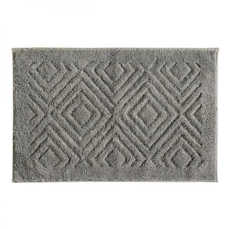 Better Trends 2PC2030GRY Trier Bath Rug; Grey - 2 Piece